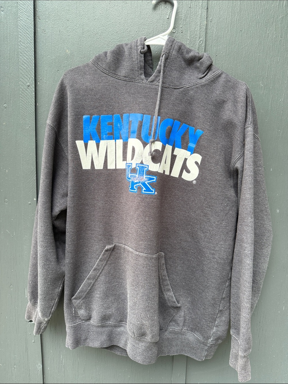 Kentucky Wildcats Crewneck Sweatshirt - Gray with Blue & White Logo
